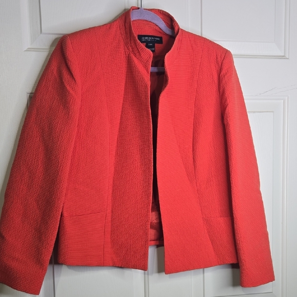 Jones New York Jackets & Blazers - Jones New York Vibrant Red Blazer